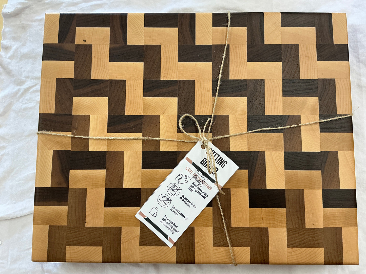 Steps end grain board