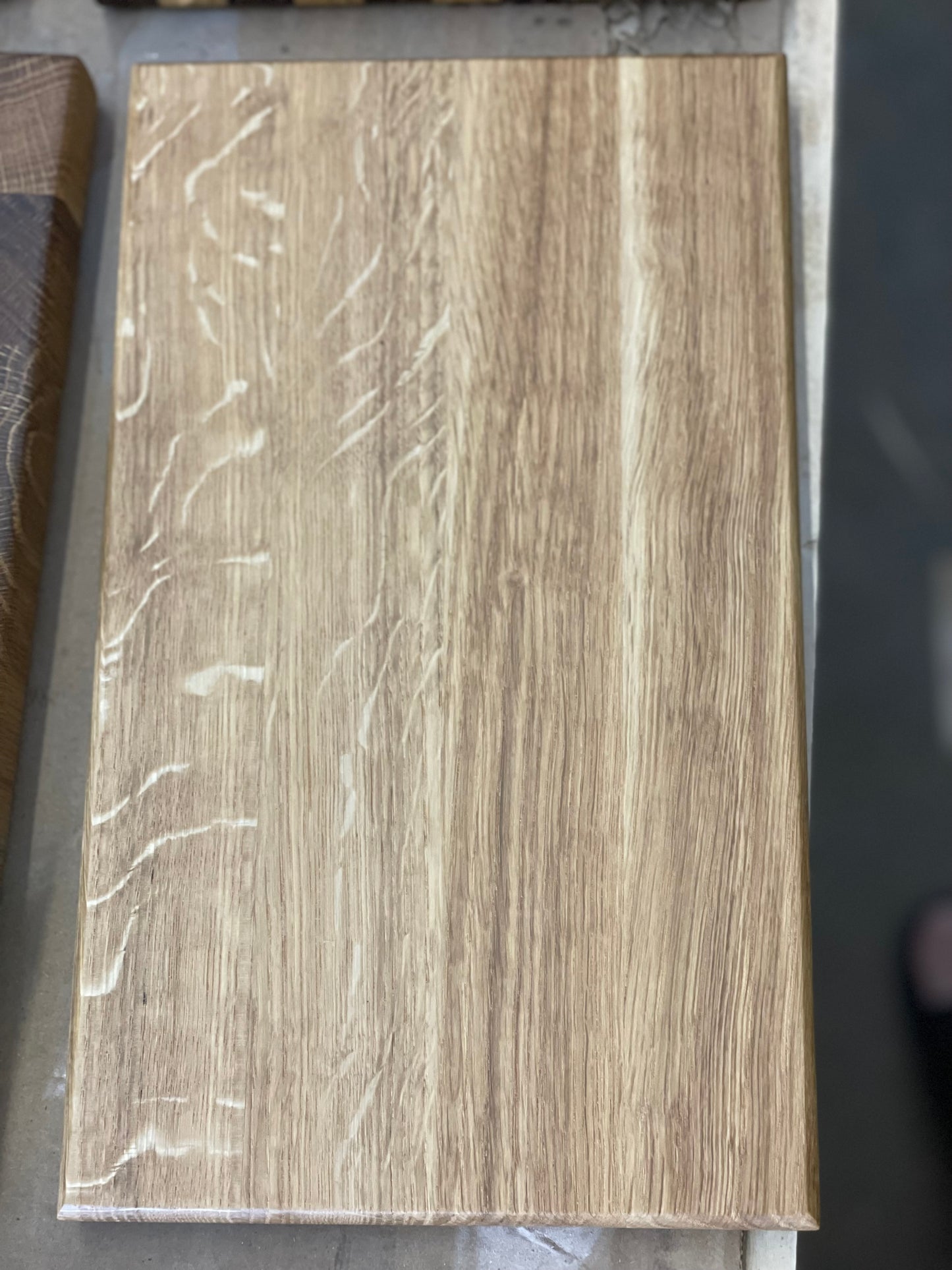 white oak bar cutting board