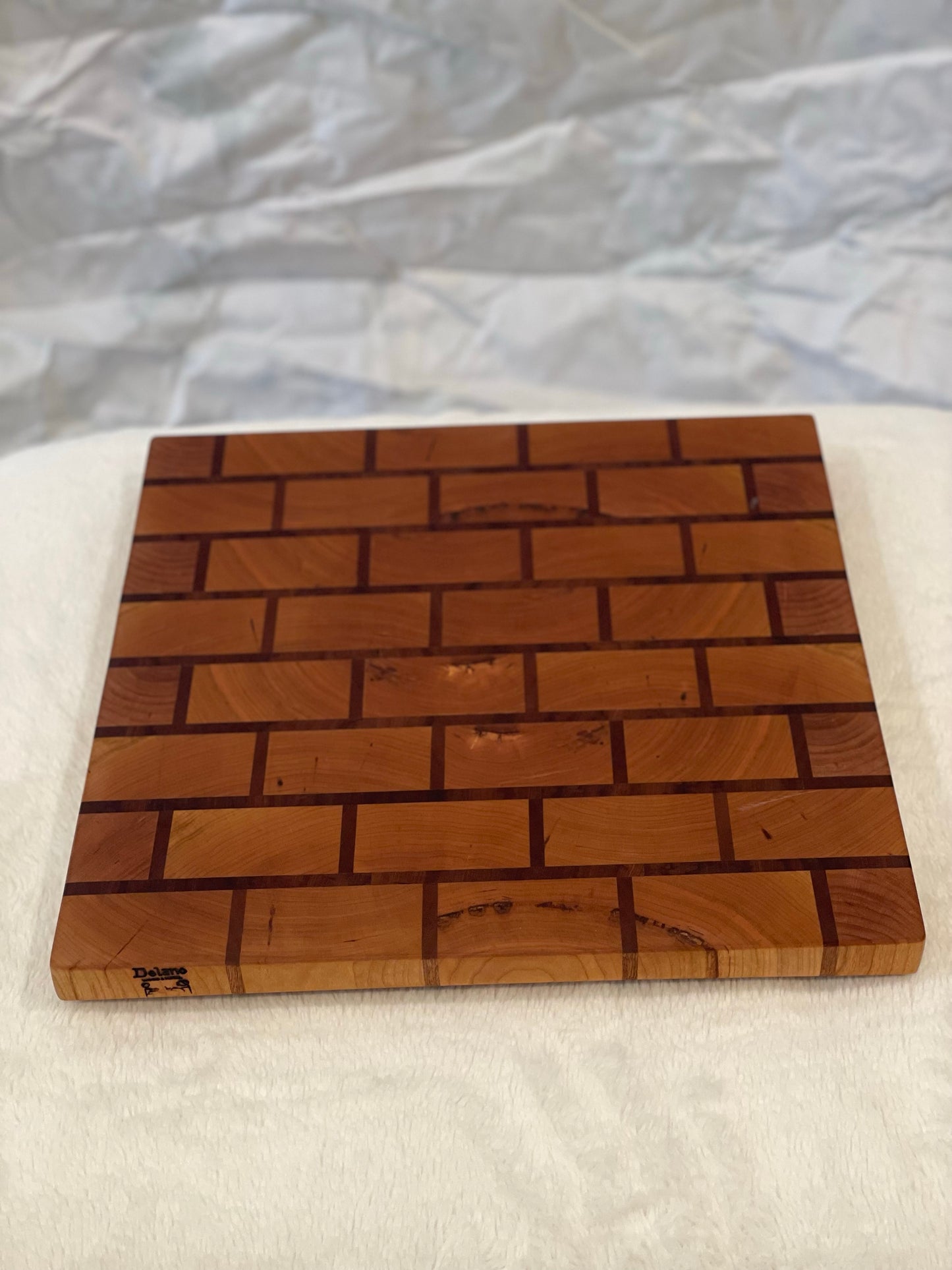 Brick Pattern End Grain Cutting board