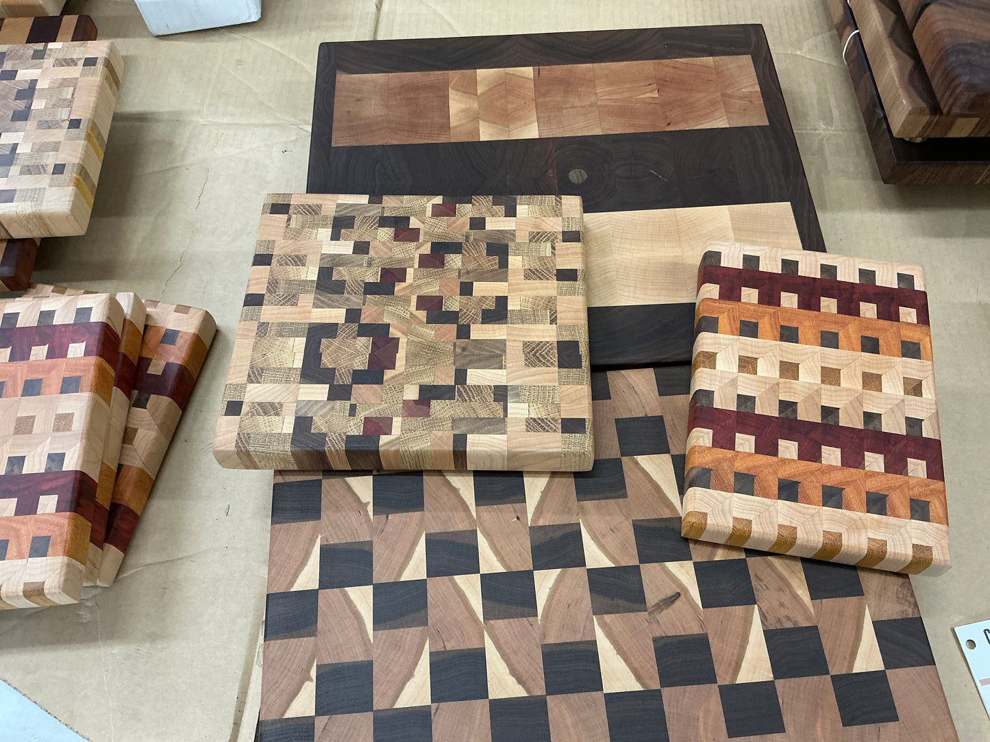 End Grain Misc Pattern Boards