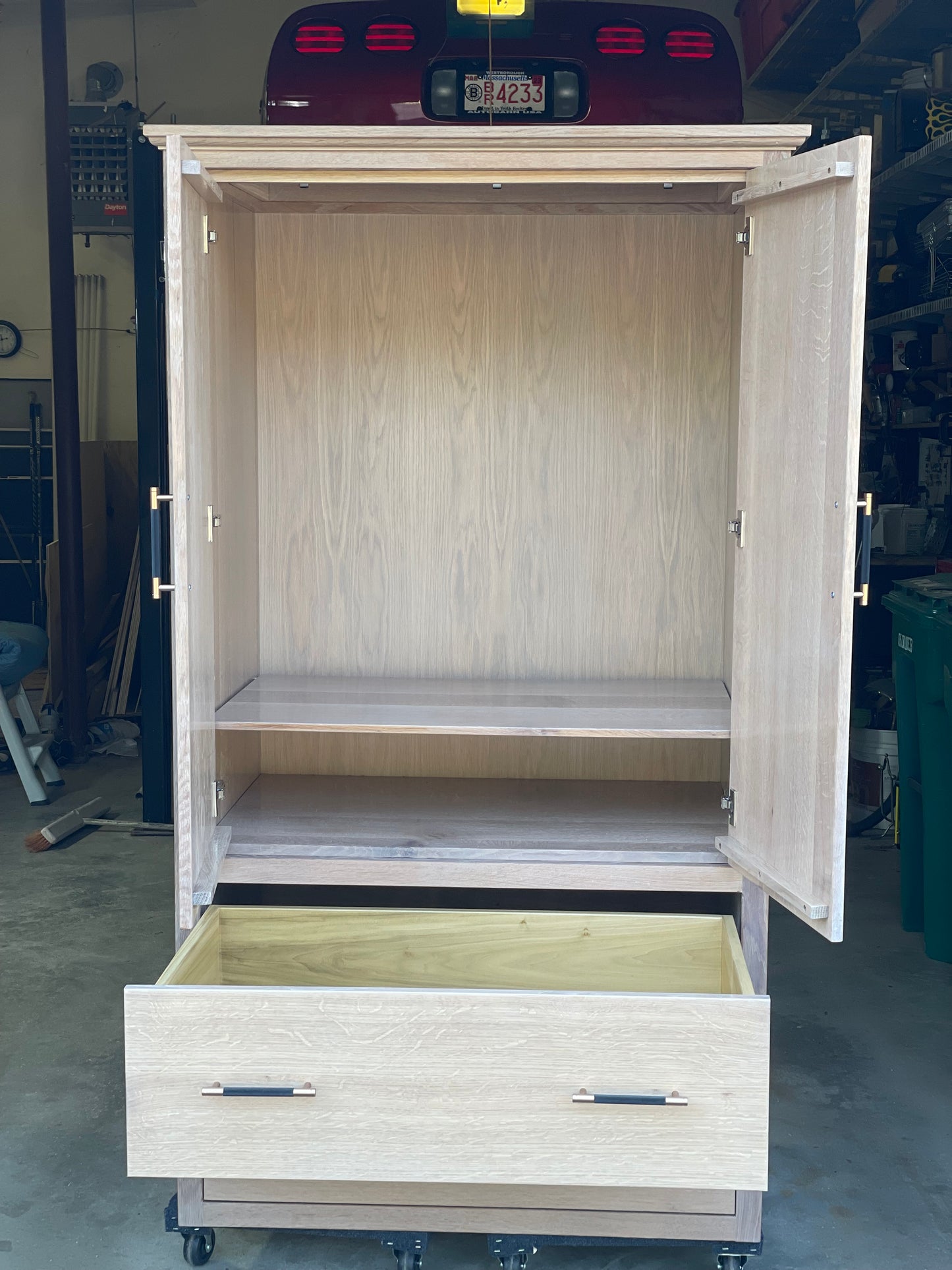 72X40 Armoire Quarter Sawn Oak